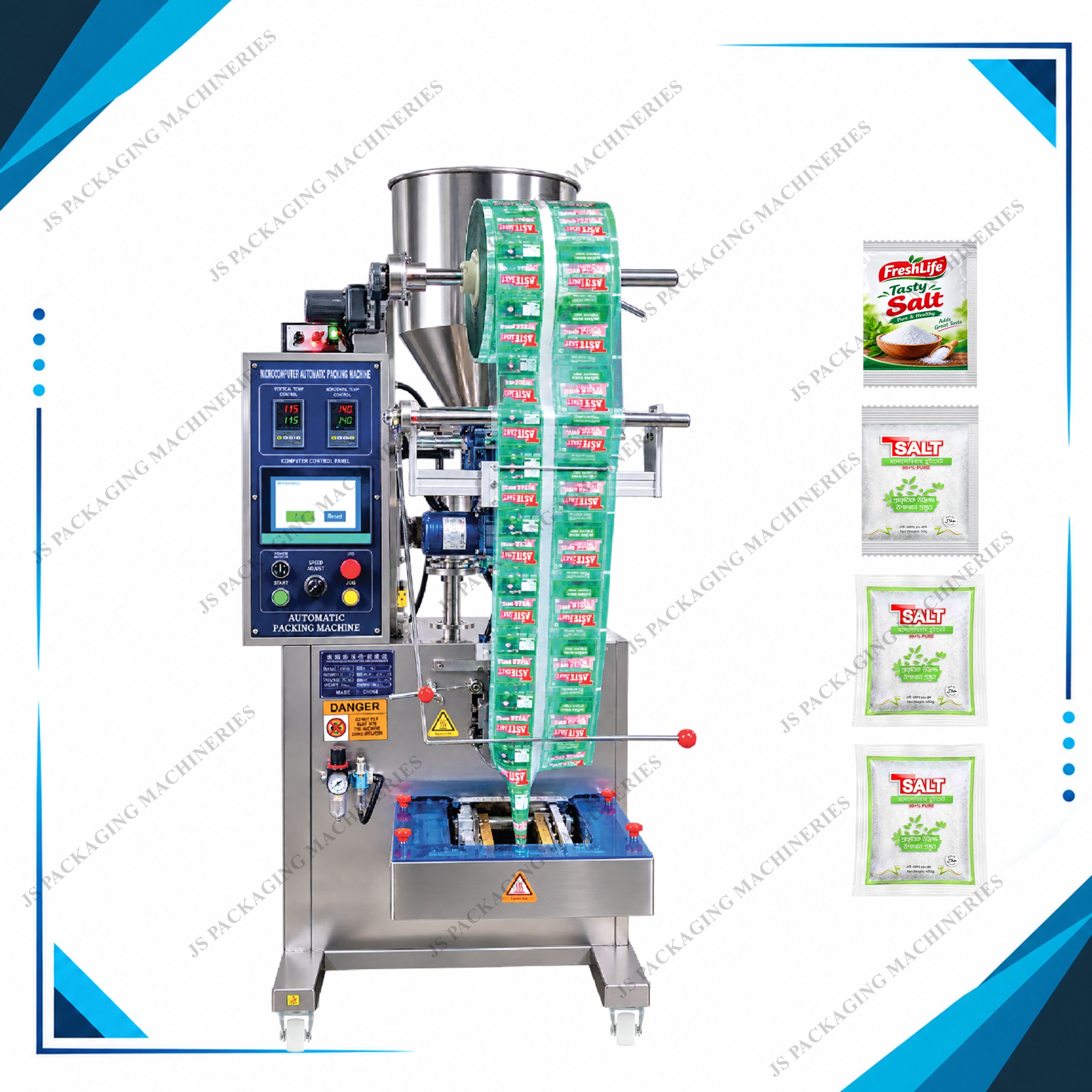 Automatic Testy Salt Mini Pack Packing Machine